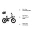 Heybike Mars Electric Bike Foldable 20" x 4.0 Fat Tire Electric Bicycle with 500W Motor