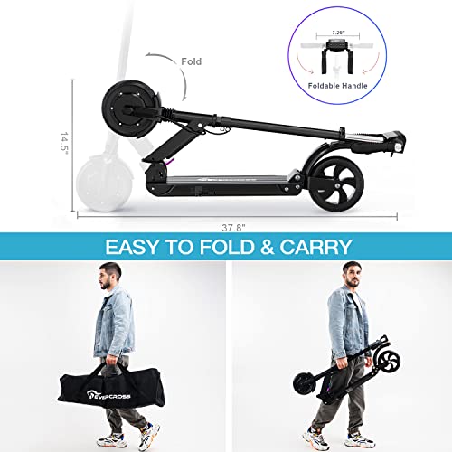 EVERCROSS EV08E Electric Scooter, 350W Motor & 8" Solid Tires