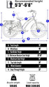 Soumye 48V500W13Ah 26" Step-Thru Beach Cruiser Electric E-Bike