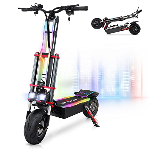 Electric Scooter Adults, Tifgalop Knight Super Scooter - Dual Drive 5600W Motor