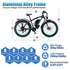 KETELES K800 1000W Electric Bike for Man, 17.5AH Battery with Powerful Motor Electric Beach Snow Bicycle