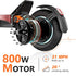 JOYOR S5 Electric Scooters, 31 MPH & 34 Miles,800W Scooter for Adults 330 Lbs