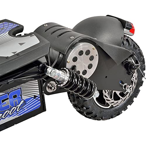 UberScoot 1600w 48v Electric Scooter, Black, Large