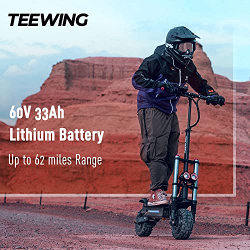 TEEWING X4 Electric Scooter, Scooter for Adults with 5600W Dual Motor