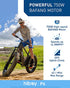 Hiboy P6 Electric Bike 28MPH 62.1Miles Range 750W Motor 48V 13Ah Removable Battery