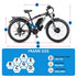 COLOCYC KETELES Electric Bike for Adults 2000W Dual Motor 48V/23Ah