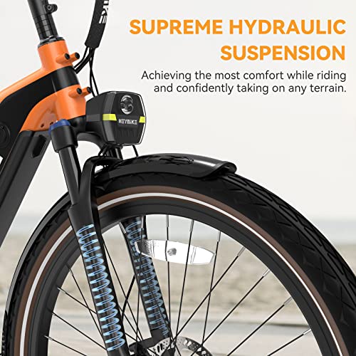 Heybike Cityrun Electric Bike, 500W City Cruiser Ebike