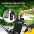 Swagtron Swagcycle EB-6 Bandit Trail Electric Bike with Removable Battery and Dual Disc Brakes, Black, 20" Wheels