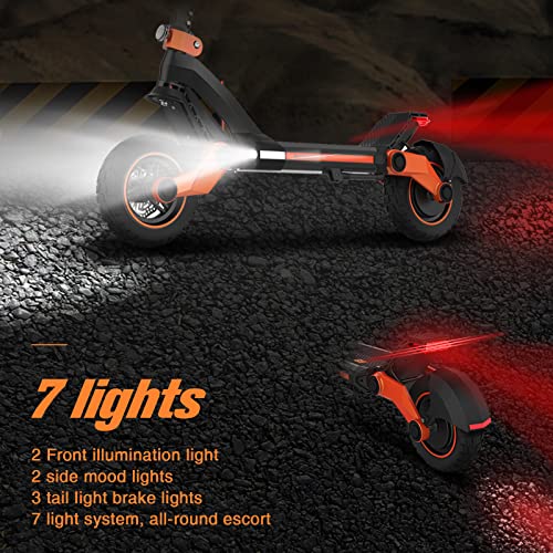 Electric Scooter, Kugookirin G3 Electric Scooter for Adults Powerful 1200W Motor Up to 31 mph