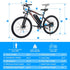Wheelspeed Electric Bike 27.5", 500W Motor Adults Electric Bicycle
