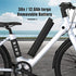 Bird Electric Bike white for adults 500W Motor, 26" Woman Bird EBike Up to 50 MI - 36V Removable Battery