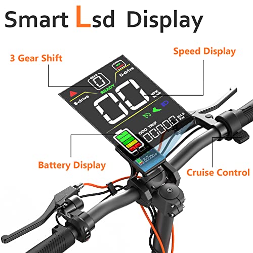 JOYOR S10-S Electric Scooter for Adults Dual 1000W Motor Fast Scooter 37 Mph & 53 Miles Long Range