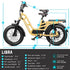 Fucare Libra 750W Electric Bike for Adults 32MPH 48V 20Ah LG Lithium Battery EBike with Full Suspension