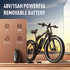 EXRBYKO Fat Tire Electric Bike for Adults 26" x 4", 750W 34MPH Electric Bicycle