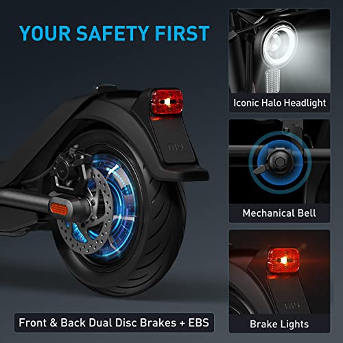 NIU Electric Scooter for Adults - KQi3 Pro with 350W Power, 31 Miles Long Range