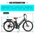 Axiniu Electric City Bike for Adults | 26'' Electric Commuter E-Bike
