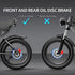Ridstar Electric Motorcycles for Adults, 1000W 20AH 30MPH Electric Bike 20'' Fat Tire
