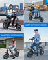 URBANMAX C1 Electric Scooter with Seat, 450W Powerful Motor up to 22 Miles Range
