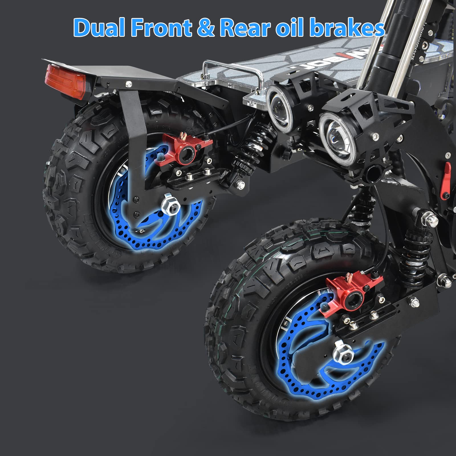 Electric Scooter Adults, 5600W Dual Motor, Up to 50 MPH & 38-50 Miles Travel Range